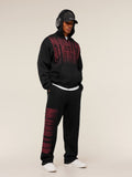 Gymshark Fade Graphic Straight Leg Pant — Black/Sets Red — 5