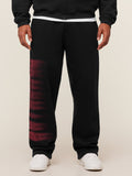 Gymshark Fade Graphic Straight Leg Pant — Black/Sets Red — 3