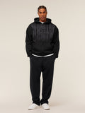 Gymshark Fade Graphic Zip Through Hoodie — Black — 5