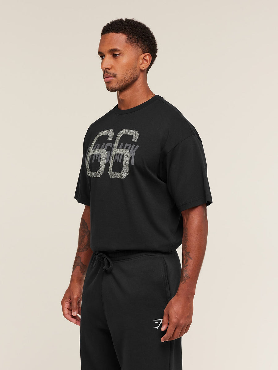 Gymshark GS66 T-Shirt — Black — 3