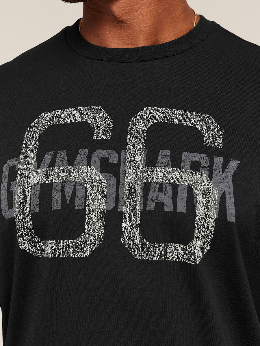 Gymshark GS66 T-Shirt — Black — 6