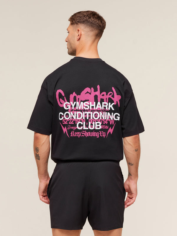 Gymshark GSCC T-Shirt — Black