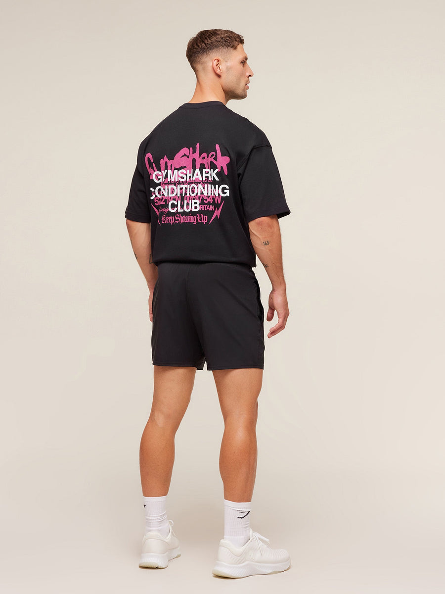 Gymshark GSCC T-Shirt — Black — 4