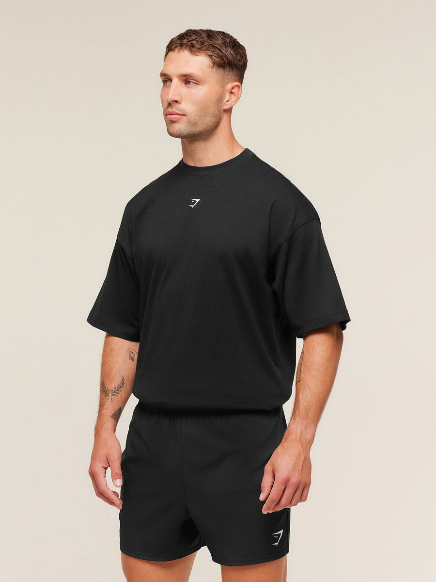 Gymshark GSCC T-Shirt — Black — 3