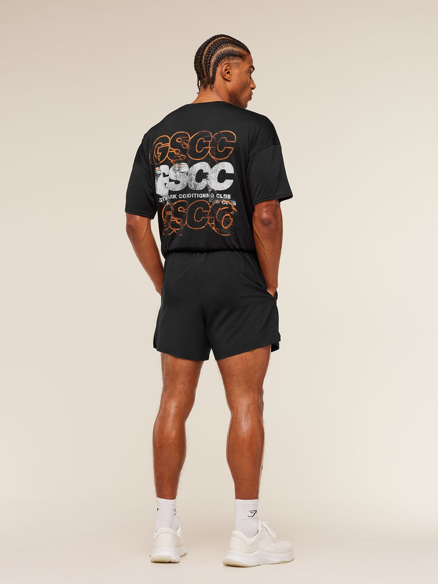 Gymshark GSCC Graphic T-Shirt — Black — 4