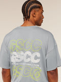 Gymshark GSCC Graphic T-Shirt — Denim Grey — 6