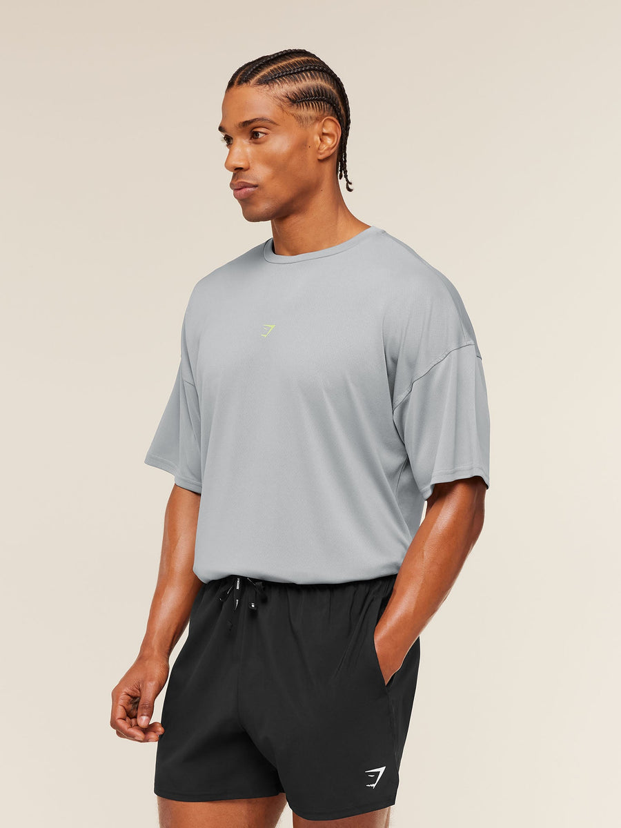 Gymshark GSCC Graphic T-Shirt — Denim Grey — 3