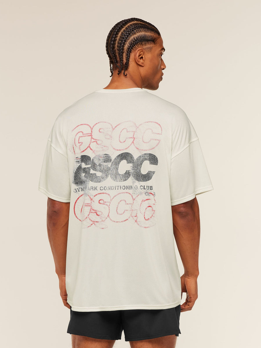 Gymshark GSCC Graphic T-Shirt — Soft White — 5