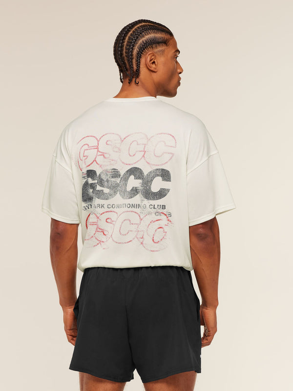 Gymshark GSCC Graphic T-Shirt — Soft White