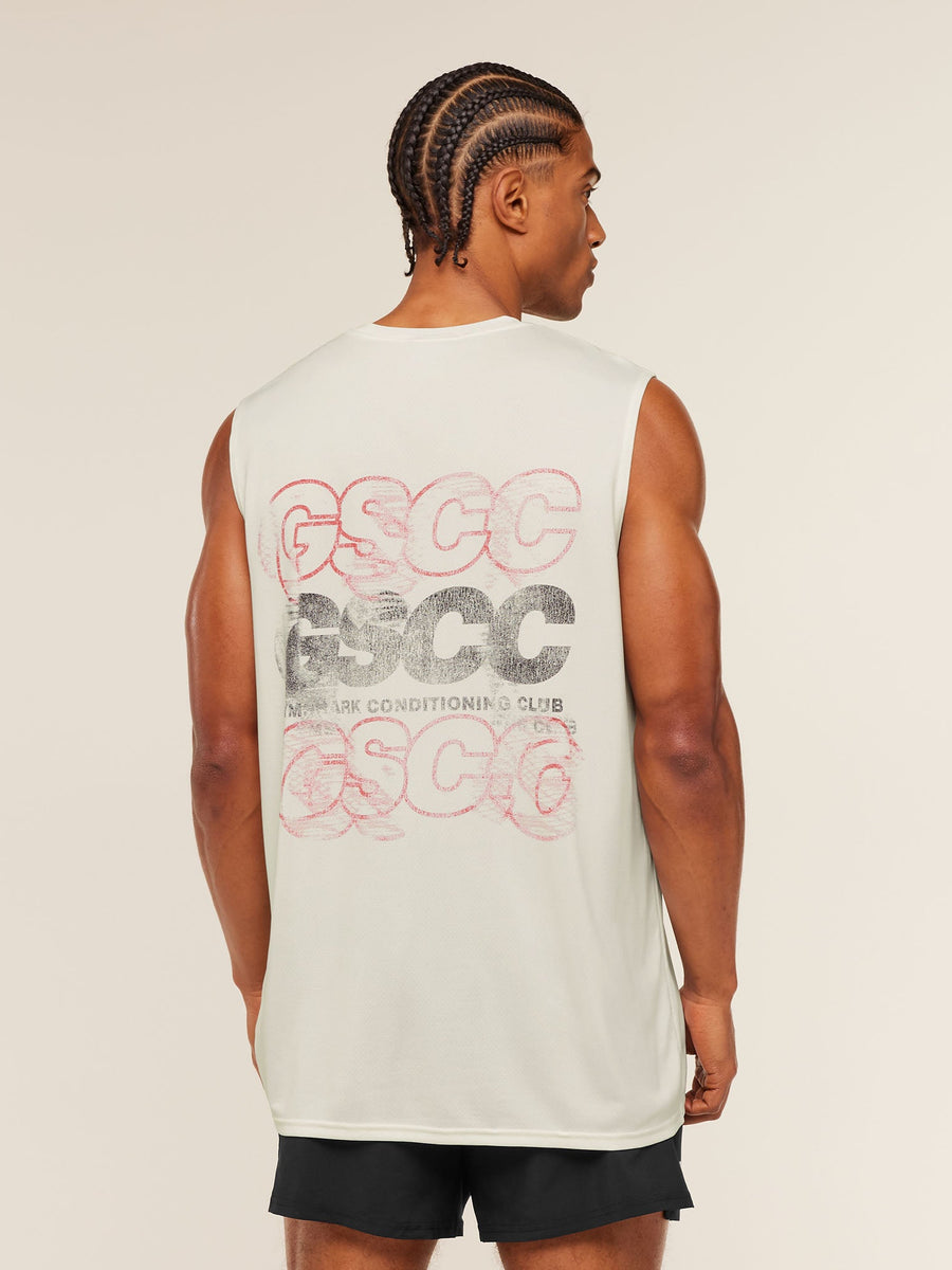 Gymshark GSCC Graphic Tank — Soft White — 7