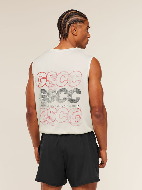 Gymshark GSCC Graphic Tank — Soft White