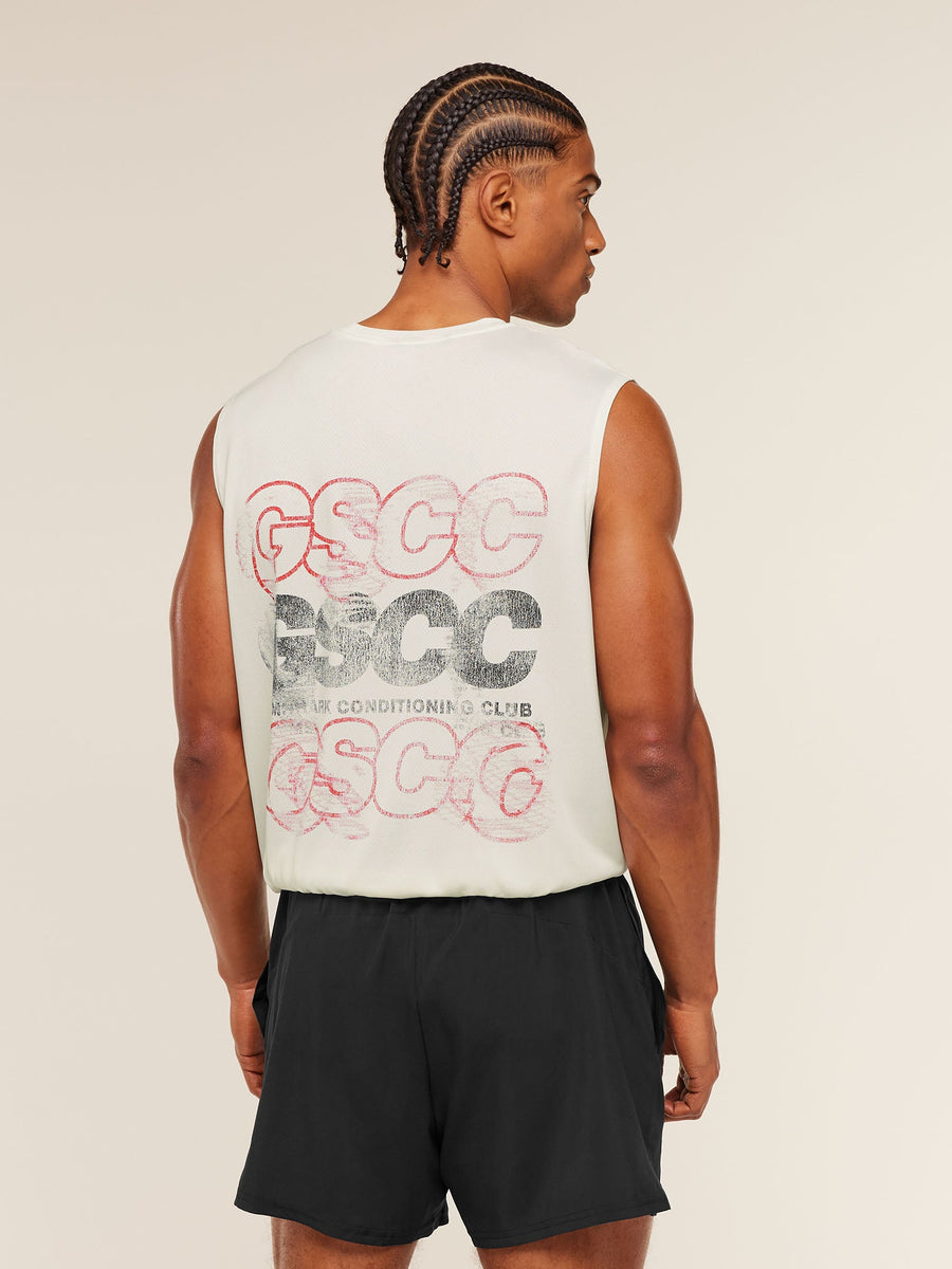 Gymshark GSCC Graphic Tank — Soft White — 1