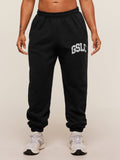 Gymshark GSLC Lifting Club Cuffed Joggers — Black — 1