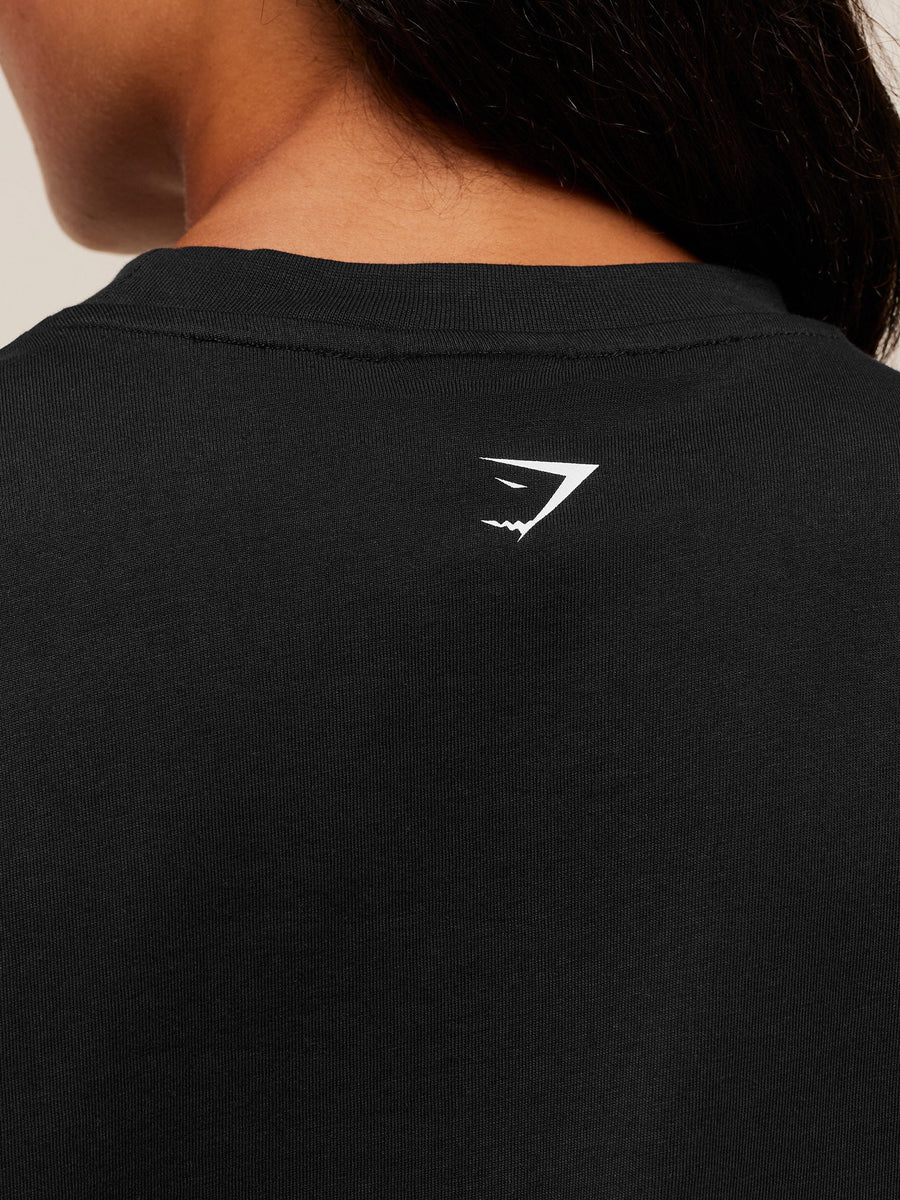 Gymshark GSLC Lifting Club Short Sleeve T-Shirt — Black — 4