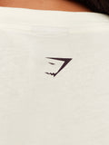 Gymshark GSLC Lifting Club Short Sleeve T-Shirt — Soft White — 4