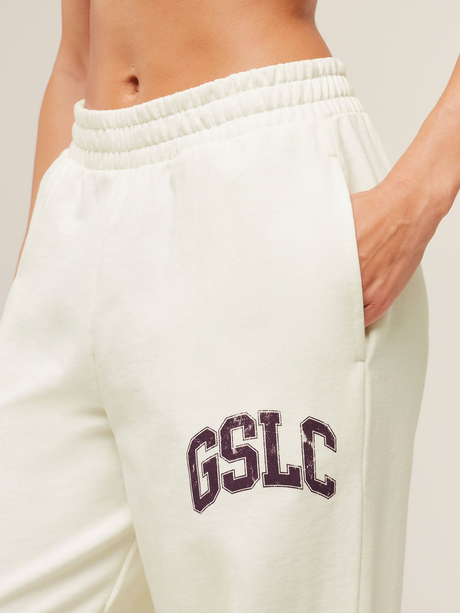 Gymshark GSLC Lifting Club Straight Leg Joggers — Soft White — 5