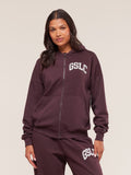 Gymshark GSLC Graphic Zip Up Hoodie — Cherry Purple — 1