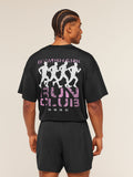 Gymshark GSRC Stencil Graphic T-Shirt — Black — 4