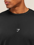 Gymshark GSRC Stencil Graphic T-Shirt — Black — 6