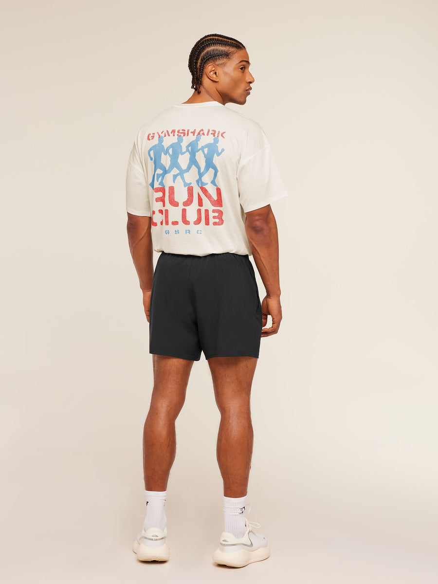 Gymshark GSRC Stencil Graphic T-Shirt — Soft White — 7