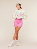 Gymshark Glutey Calls Graphic Sweatshirt — Soft White — 4