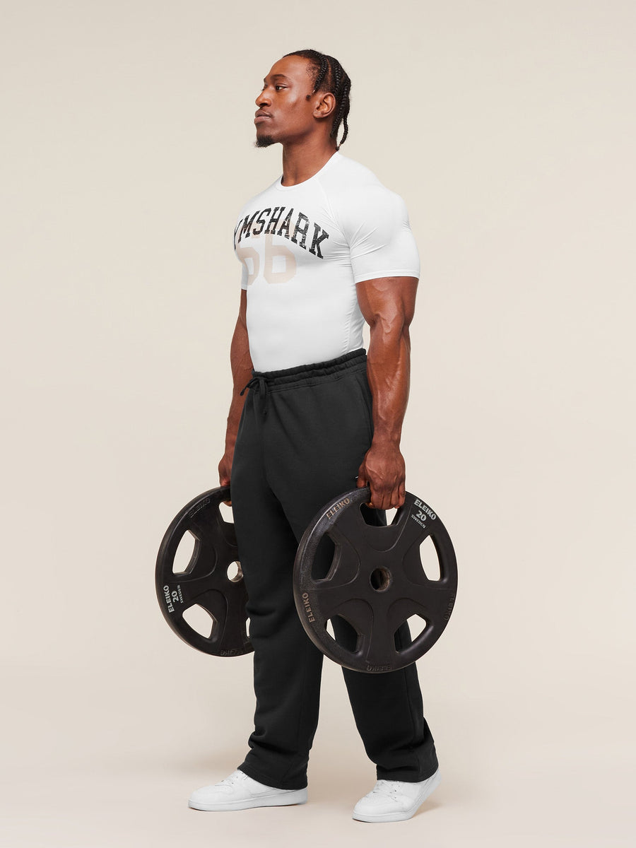 Gymshark Graphic Baselayer T-Shirt — White — 6