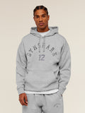 Gymshark 12 Graphic Hoodie - Light Grey Core Marl — 1