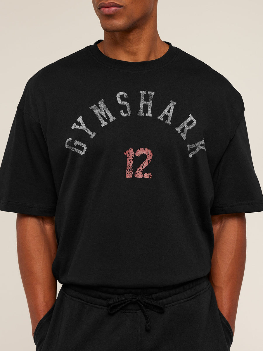 Gymshark 12 Graphic T-Shirt - GS Black — 5