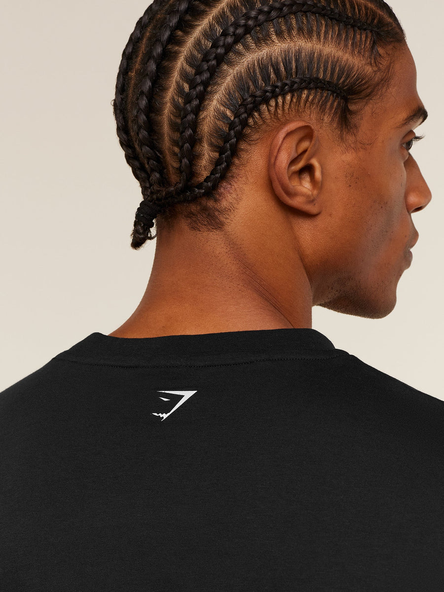 Gymshark 12 Graphic T-Shirt - GS Black — 6