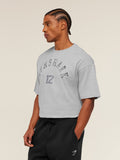 Gymshark 12 Graphic T-Shirt - Light Grey Core Marl — 3