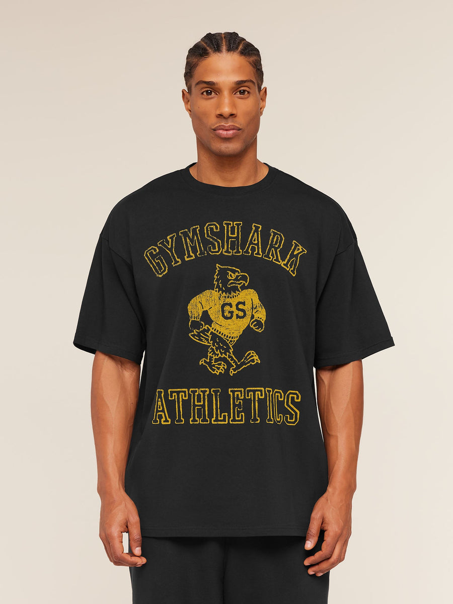 Gymshark Athletics T-Shirt — Black — 4