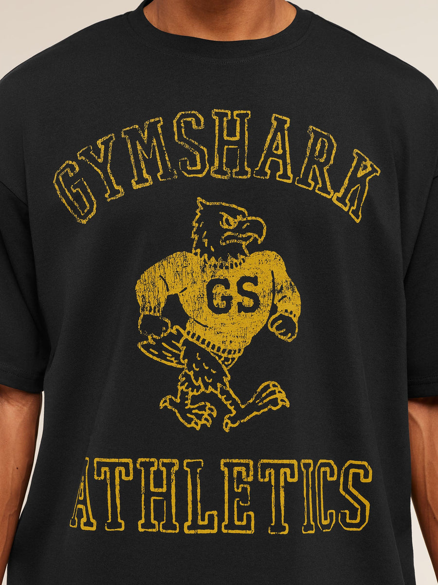 Gymshark Athletics T-Shirt — Black — 5
