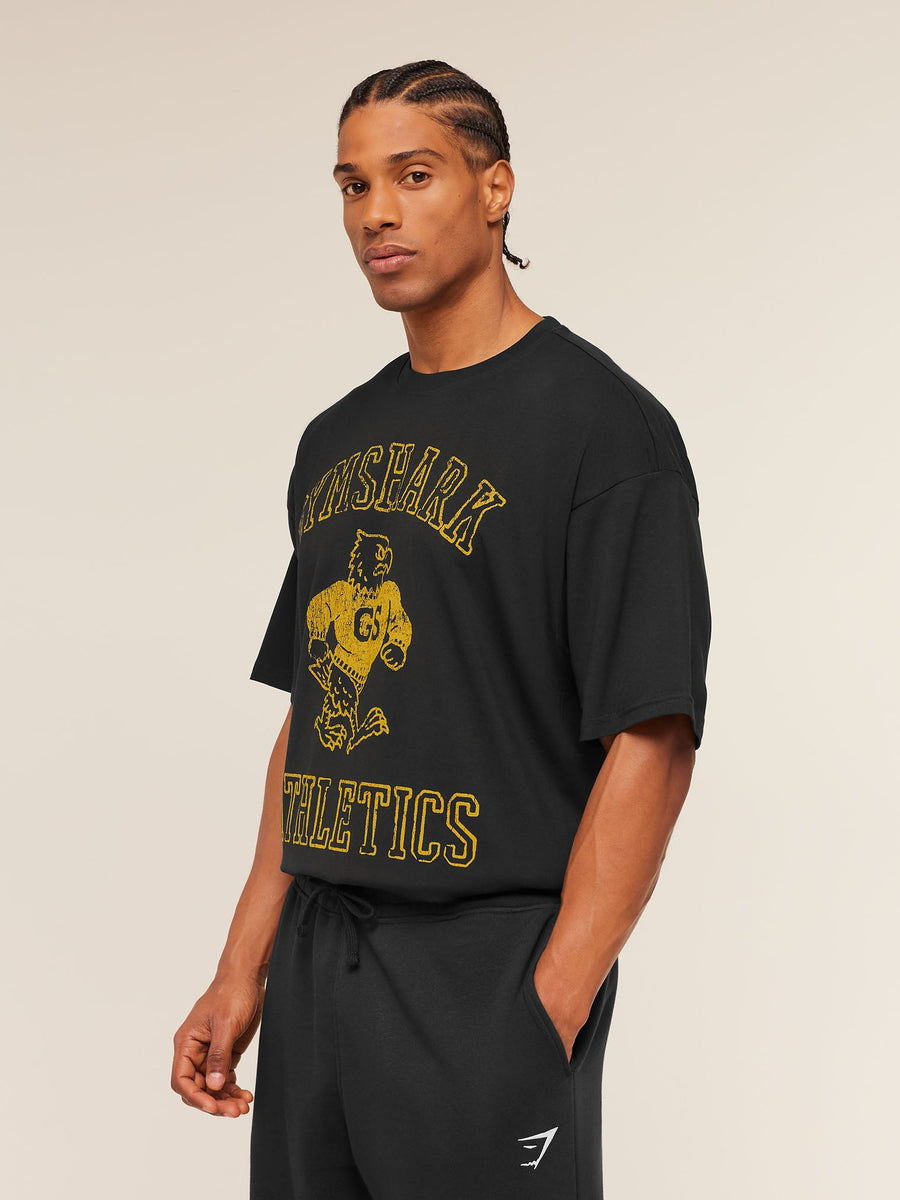Gymshark Athletics T-Shirt — Black — 3
