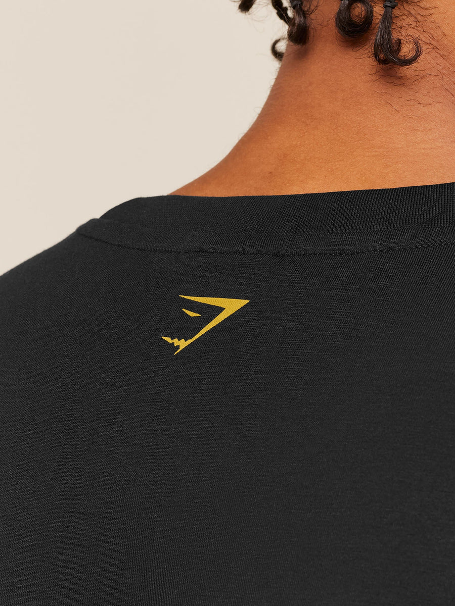 Gymshark Athletics T-Shirt — Black — 6