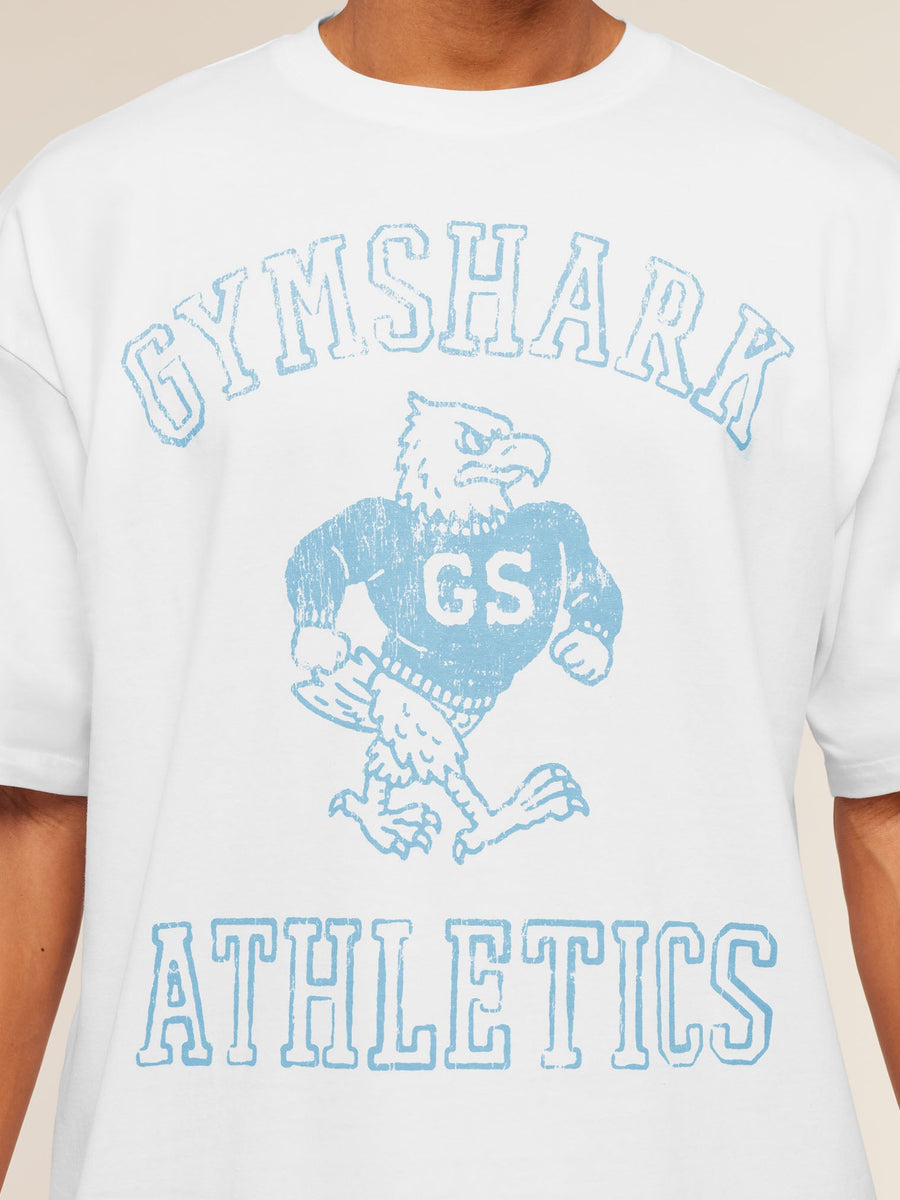 Gymshark Athletics T-Shirt — White — 4