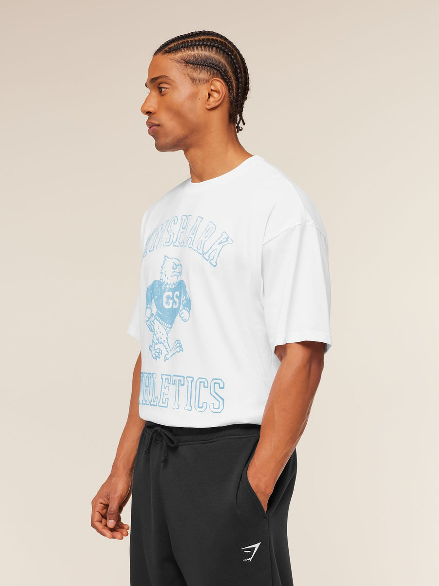 Gymshark Athletics T-Shirt — White — 3