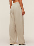 Gymshark Fitness Embroidered Graphic Wide Leg Joggers — Pebble Grey — 2