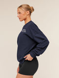 Gymshark Lifestyle Club Graphic Sweatshirt — Heavy Blue — 3