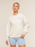 Gymshark Lifestyle Club Graphic Sweatshirt — Soft White — 1
