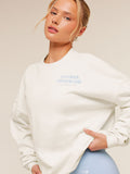 Gymshark Lifestyle Club Graphic Sweatshirt — Soft White — 5