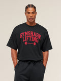 Gymshark Lifting Barbell T-Shirt — Black — 1