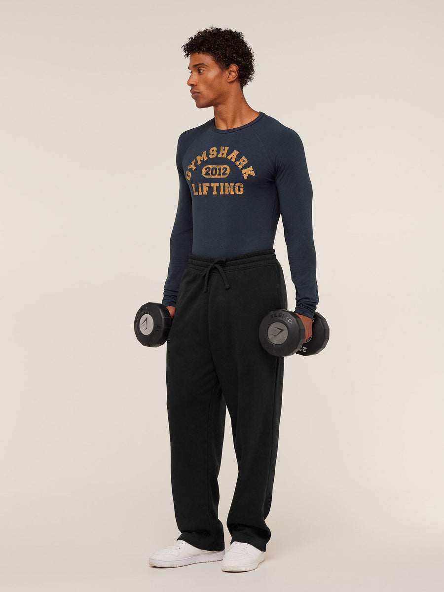 Gymshark Lifting Long Sleeve T-Shirt — Heavy Blue — 4