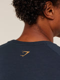 Gymshark Lifting Long Sleeve T-Shirt — Heavy Blue — 6