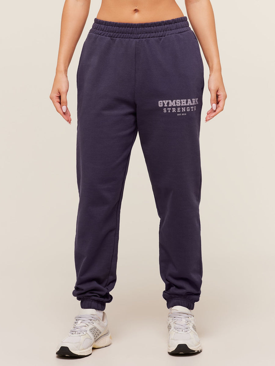 Gymshark Strength Graphic Joggers — Midnight Purple — 1