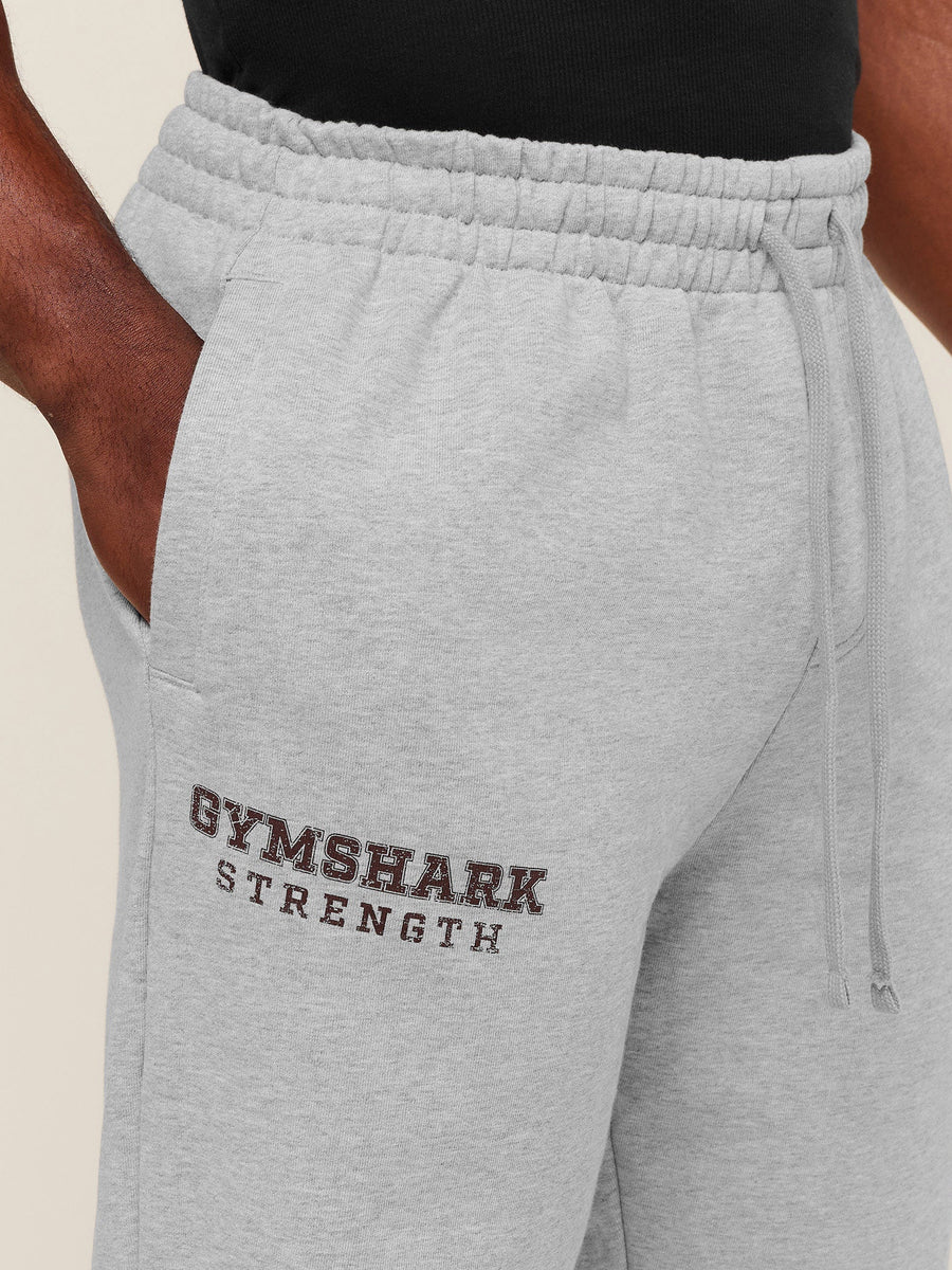 Gymshark Strength Joggers — Light Grey Core Marl — 5