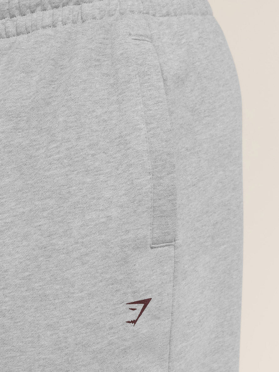 Gymshark Strength Joggers — Light Grey Core Marl — 6