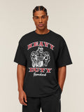 Gymshark Heavy Duty Bro Graphic T-Shirt — Black — 3