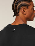 Gymshark Heavy Duty Bro Graphic T-Shirt — Black — 6