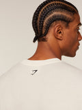 Gymshark Heavy Duty Bro Graphic T-Shirt — Soft White — 6