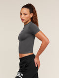 Gymshark Heavy Duty Seamless T-Shirt — Onyx Grey — 3